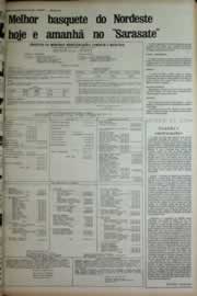 Página do jornal Correio do Ceará de abril de 1975