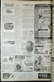 Página do jornal Correio do Ceará de abril de 1975