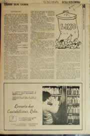 Página do jornal Correio do Ceará de novembro de 1975