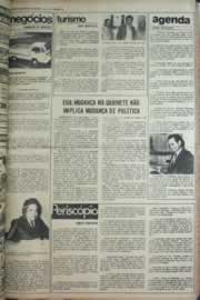Página do jornal Correio do Ceará de novembro de 1975