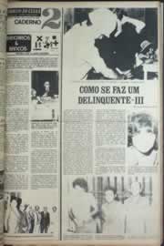 Página do jornal Correio do Ceará de novembro de 1975