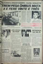 Página do jornal Correio do Ceará de dezembro de 1975