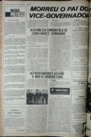 Página do jornal Correio do Ceará de dezembro de 1975