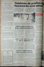 Página do jornal Correio do Ceará de dezembro de 1975
