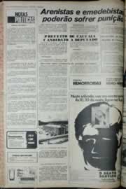 Página do jornal Correio do Ceará de dezembro de 1975