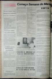 Página do jornal Correio do Ceará de dezembro de 1975