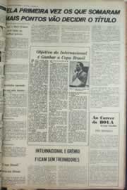 Página do jornal Correio do Ceará de dezembro de 1975