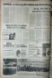 Página do jornal Correio do Ceará de dezembro de 1975
