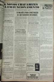 Página do jornal Correio do Ceará de dezembro de 1975