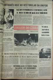 Página do jornal Correio do Ceará de dezembro de 1975