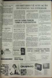 Página do jornal Correio do Ceará de dezembro de 1975