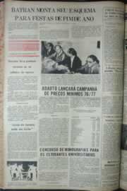 Página do jornal Correio do Ceará de dezembro de 1975