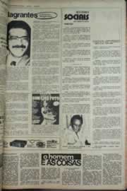 Página do jornal Correio do Ceará de dezembro de 1975