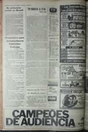 Página do jornal Correio do Ceará de dezembro de 1975