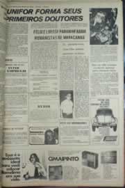 Página do jornal Correio do Ceará de dezembro de 1975