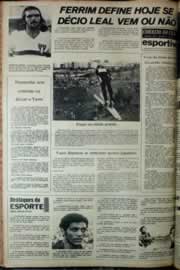 Página do jornal Correio do Ceará de dezembro de 1975