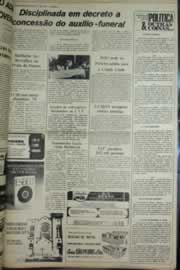 Página do jornal Correio do Ceará de dezembro de 1975