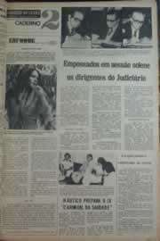 Página do jornal Correio do Ceará de janeiro de 1976