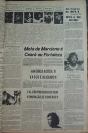 Página do jornal Correio do Ceará de janeiro de 1976