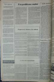 Página do jornal Correio do Ceará de janeiro de 1976