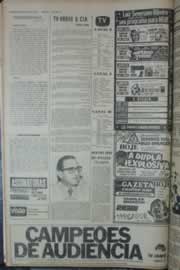 Página do jornal Correio do Ceará de janeiro de 1976
