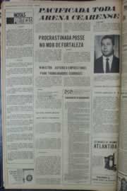 Página do jornal Correio do Ceará de janeiro de 1976