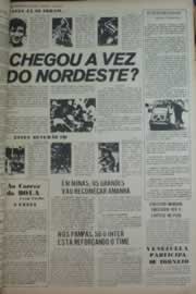 Página do jornal Correio do Ceará de janeiro de 1976