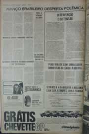 Página do jornal Correio do Ceará de janeiro de 1976