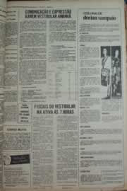 Página do jornal Correio do Ceará de janeiro de 1976
