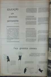 Página do jornal Correio do Ceará de janeiro de 1976
