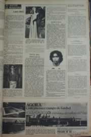 Página do jornal Correio do Ceará de janeiro de 1976