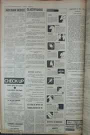 Página do jornal Correio do Ceará de janeiro de 1976