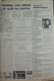 Página do jornal Correio do Ceará de janeiro de 1976