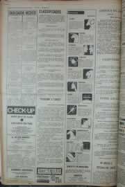 Página do jornal Correio do Ceará de janeiro de 1976