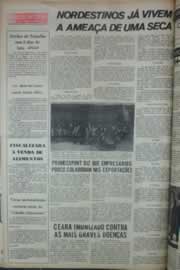 Página do jornal Correio do Ceará de janeiro de 1976