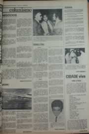 Página do jornal Correio do Ceará de janeiro de 1976