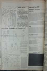 Página do jornal Correio do Ceará de janeiro de 1976