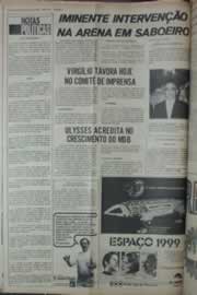 Página do jornal Correio do Ceará de janeiro de 1976