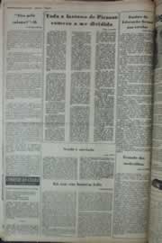 Página do jornal Correio do Ceará de janeiro de 1976
