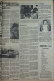 Página do jornal Correio do Ceará de janeiro de 1976