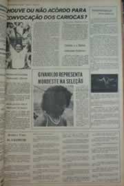 Página do jornal Correio do Ceará de janeiro de 1976
