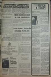 Página do jornal Correio do Ceará de janeiro de 1976