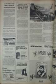Página do jornal Correio do Ceará de janeiro de 1976