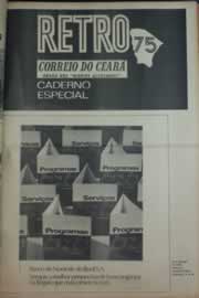 Página do jornal Correio do Ceará de janeiro de 1976