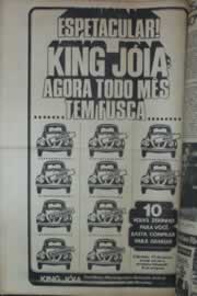 Página do jornal Correio do Ceará de janeiro de 1976