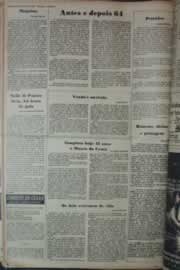 Página do jornal Correio do Ceará de fevereiro de 1976