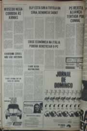Página do jornal Correio do Ceará de fevereiro de 1976