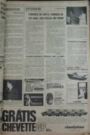Página do jornal Correio do Ceará de fevereiro de 1976