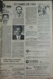 Página do jornal Correio do Ceará de fevereiro de 1976