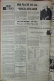 Página do jornal Correio do Ceará de fevereiro de 1976